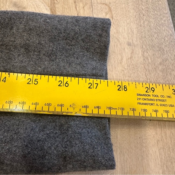 Cooperative Hooded Wool Blend Trench Coat Faux Fur Trim Women’s Size Medium - Picture 11 of 12